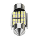 30mm Festoon 3014 Chip LED Dome Lights Interior Map Reading Bulb 12V 2.3W 6000-6500K White