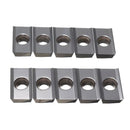 Drillpro 10pcs APKT1604PDFR-MA H01 Carbide Insert for Aluminum