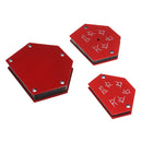 Drillpro 25/50/75LBS Magnetic Welding Locator Holder Hex Located Horn Clamp Welding Magnetic Angle Arrow Holder