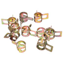 10pcs 8mm/10m/12mm/14mm Spring Clip Fuel Hose Line Pipe Tube Band Clamp Fastener