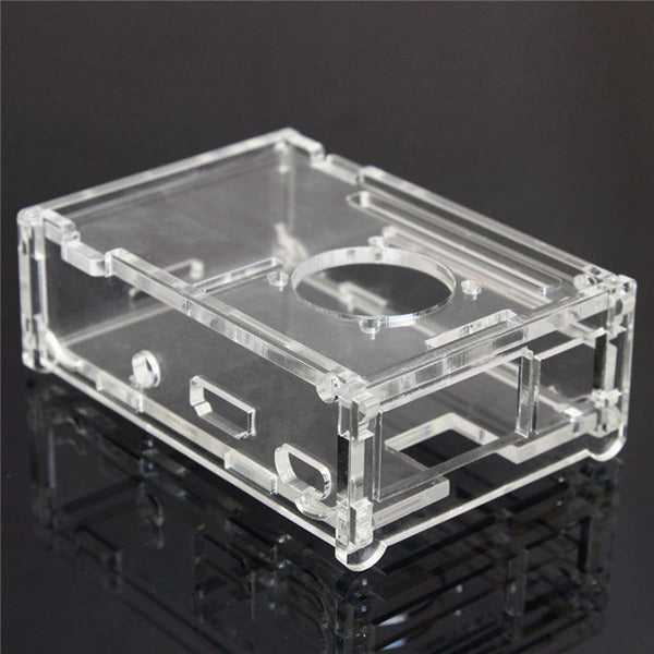 Acrylic Shell With Two Heat Sink For Raspberry Pi 2 Model B & RPI B+