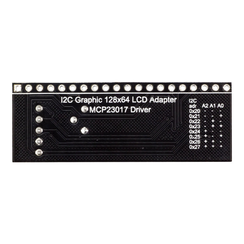 RobotDyn Graphic LCD 12864 Adapter Module Backlight Control Board I2C MCP23017 Driver Expander 5V