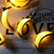 10PCS Golden Moon Shape Eid Ramadan LED String Light Lamp  Islamic Indoor Home Party Decor