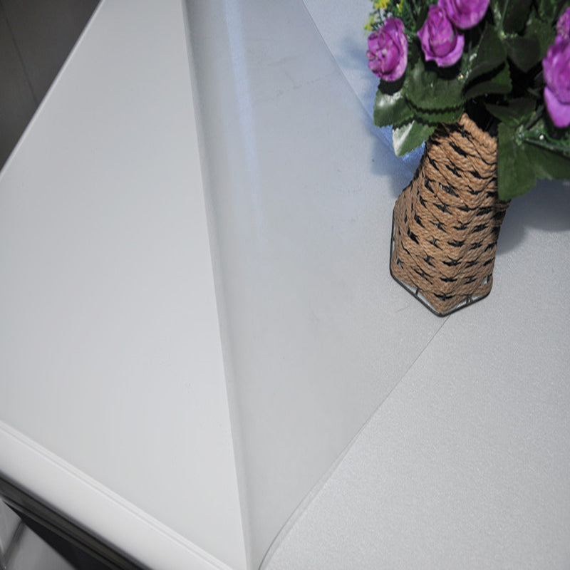 Honana PVC Transparent Soft Glass Crystal Plate Plastic Frosted Tablecloth Waterproof PVC Table Mat