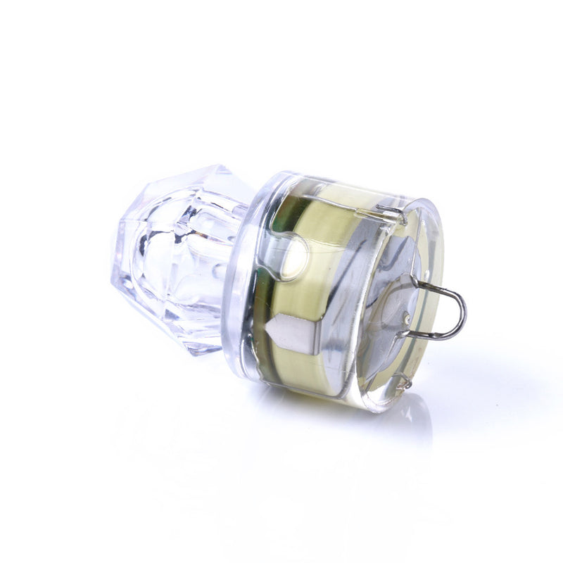 ZANLURE 1PC LED Deep Sea Diamond Night Fishing Lamp Underwater Mini Transparent Attracting Light
