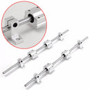 2Pcs 8mm 400mm Shaft Rod Rails + 4Pcs Bearing Blocks + 4Pcs Fixed Bearings For 3D Printer CNC