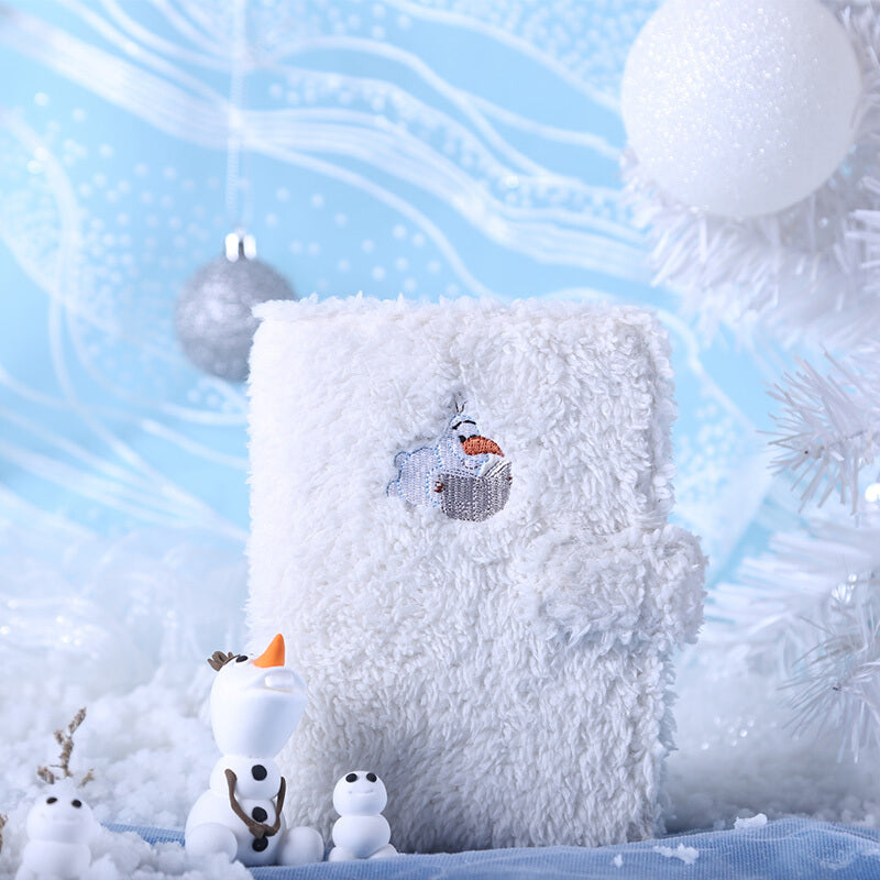 Kinbor DTB61035 A6 Plush Snowman Notebook Schedules Planer Girls Diary Notepad Christmas Gifts