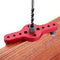 X600-2 Adjustable Aluminum Alloy Self-centering 6 8 10mm Dowel Jig Wood Panel Puncher Hole Locator Beech Center Hole Position Measuring Drilling Woodworking