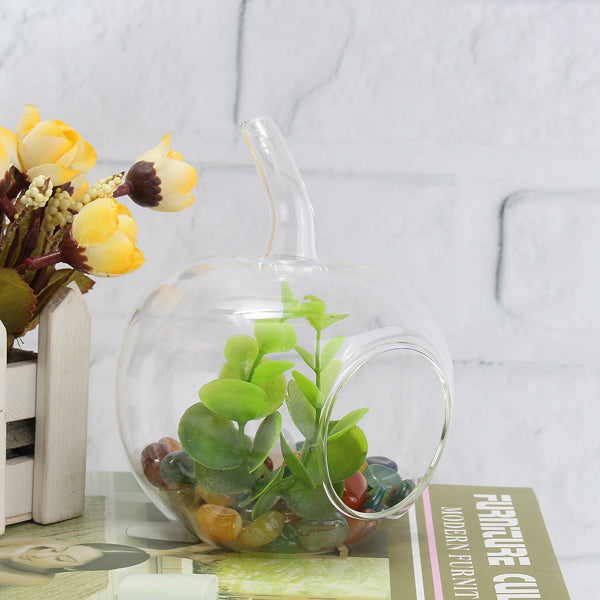 Crystal Glass Flower Vase Terrarium Container Micro Landscape Glass Bottles Decor