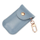 Portable Reusable Stainless Steel Reusable Foldable Drinking Straw + Keychain PU Leather Storage Case + Cleaning Brush