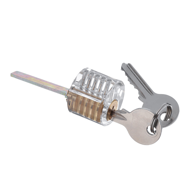 30Pcs Unlocking Lock Picks Set Key Extractor Transparent Practice Padlock Tool