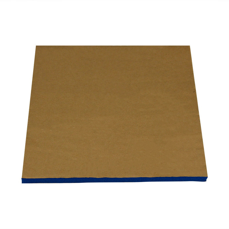 220*220*10mm Blue Foil Self-adhesive Heat Insulation Cotton with Black Glue For 3D Printer Heated Bed