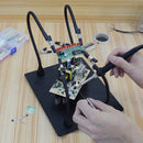 NEWACALOX Magnetic PCB Board Fixed Clip Fixture Flexible Arm Soldering Third Hand Soldering Iron Holder Repair Tools
