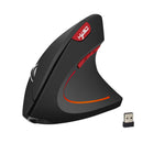 HXSJ 6D Rechargeable 2.4GHz 2400DPI Wireless Vertical Mouse Gaming Mouse Ergonomic Design