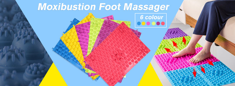 Colorful Acupuncture Moxibustion Foot Massager Medical Therapy Mat Foot Massage Mat