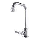 Stainless Steel Single Hole Faucet Kitchen Wash Basin Rotate Water Taps Mixer