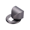 Solid Heavy Duty Zinc Alloy Magnetic Door Stopper Hidden Floor Mount Door Catch Free Punching Door Holder w/ 3M Sticker