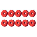 10Pcs M5 Manual Knurled Thumb Aluminum Alloy Screw Nut Spacer Flat Washer