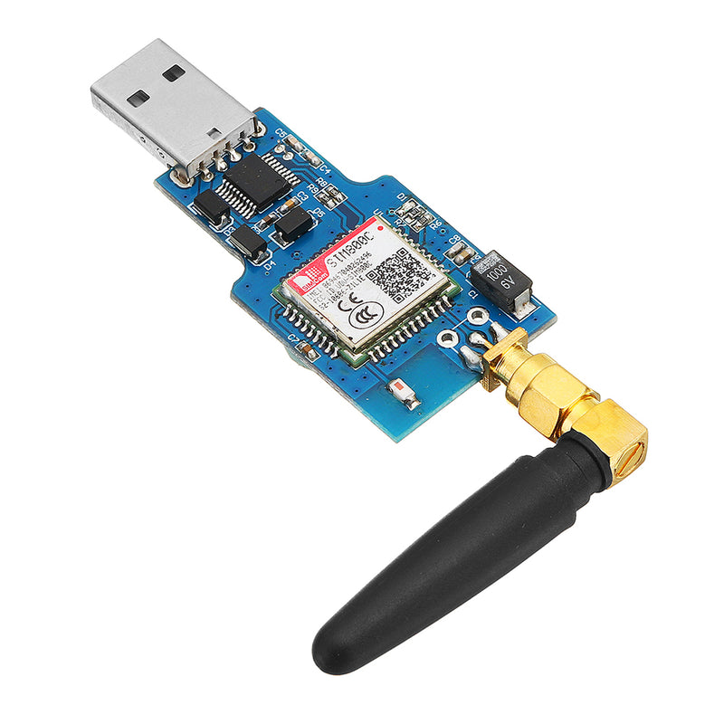 LC-GSM-SIM800C-2 USB to GSM Serial Port GPRS SIM800C Module with bluetooth Computer Control