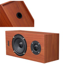 SADA V-180 3.5mm Wired Wooden Computer Speaker Single USB Supply Portable Bass Subwoofer Speaker