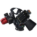 XANES 2305 1200 Lumens T6+2xCOB  Bicycle Headlamp Mechanical Zoom Adjustable Head Light