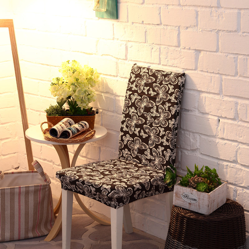 Honana WX-914 Elegant Noble Spandex Elastic Stretch Chair Seat Cover Dining Room Home Wedding Decor