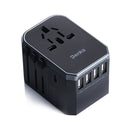 Benks 5.6A Universal Quad USB Type C Multi-function Fast Travel USB Charger US AU UK EU Adapter