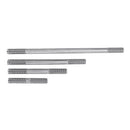 80Pcs M6 304 Stainless Steel Stud Bolt Set Threaded Stud Double Head Screw Rod with Nut Assortment Kit