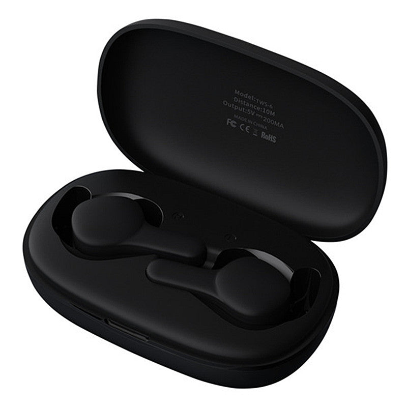 REMAX TWS-6 Dual bluetooth 5.0 Wireless Stereo Headphones Touch HiFi Long-Lasting Waterproof Earphone with Mic for Xiaomi Huawei