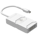 Biaze ZH8-4K 3-In-1 Mini DP DisplayPort to VGA DVI Converter Video Adapter Cable for Macbook