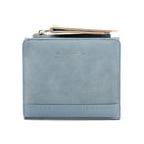 Frosted Wallet Short Zipper Foldable Wallet Retro Mini Coin Purse Student