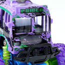 Classic Pull Back Inertial Rotatable Friction Power Car Big Wheel Diecast Toys