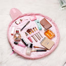 Oxford Cloth Velvet Lazy Bundle Mouth Drawstring Cosmetic Bag Large Capacity Wash Bag