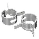 5pcs 1/4inch Inline Fuel Gas Filter & 10pcs Hose Clamps Set For Briggs & Stratton