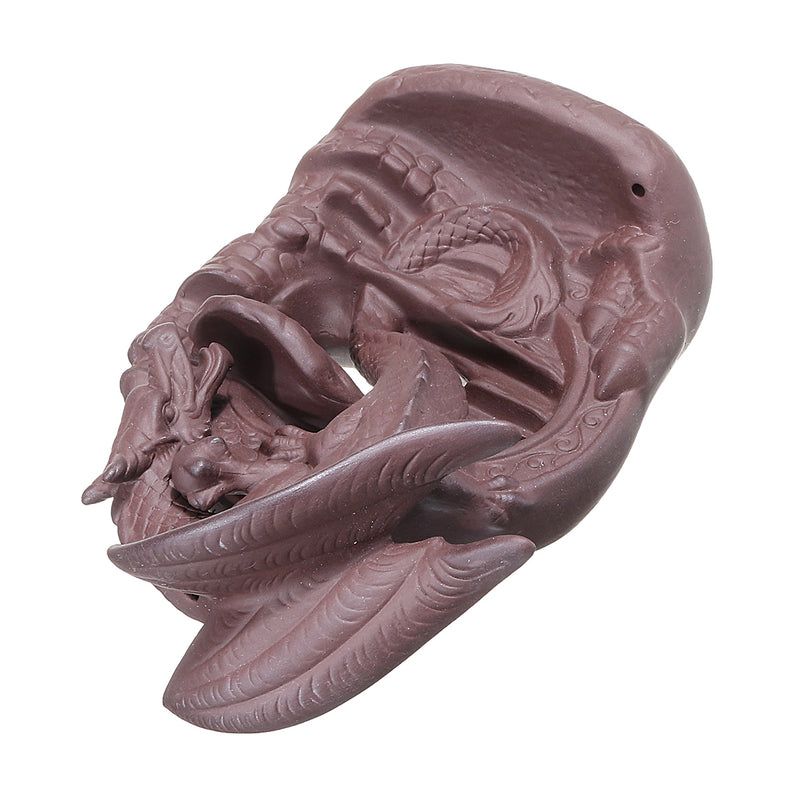 Waterfall Backflow Ceramic Dragon Incense Burner Cone Holder Censer Home Decor