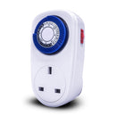 Loskii HA-26 16A Indoor 24 Hours Mechanical Plug-in Wall Socket Switch Timer Patent Setting Pins Tim
