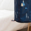 IPRee 30x20cm Folding Basin Portable Washbasin Bucket Camping Travel Washing Bucket Bag