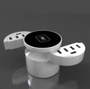 Bakeey 10 USB Ports Qi Wireless Desktop Charger Socket Power Strip for iPhone X S8 S9 8 Plus