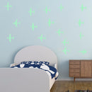 Honana DX-129 12PCS 7x8cm Fluorescent Glow Fighter Wall Sticker