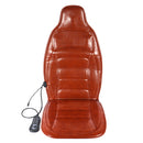 DC 12V Car Household Heated Full Body Massage Seat Cushion Back Lumbar Pain Relief Vibration Massager AC 110V-240V