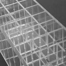 Acrylic Lipstick Organizer Lip Gloss Makeup Holder & 24 Spaces Cosmetics Storage Display