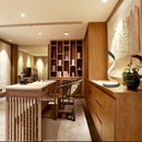 Modern LED Light Bedside Spiral Table Lamp Creative Design Curved  Warm White