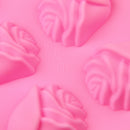 6 Rose Shapes Silicone Lollipop Baking Mold Tray 1pcs Pop Cake Stick Mould For Party Cupcake Baking