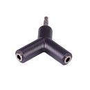 Bakeey Y type 3.5mm Jack 3 Pole Double Female To Stereo Male Adapter With Dust Cap Keychain
