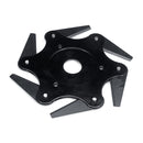 Upgraded Black 6 Teeth Blade Trimmer Head Grass Trimmer Brush Cutter Blade for Lawnmower