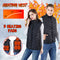 9 Heating Pads USB Electric Heated Vest Jacket Warm Body Warmer Pad Winter Thermal
