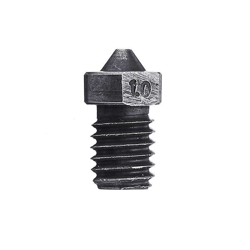3pcs 1.75mm 1.0mm V6 Hardened Steel Nozzle For J-Head Hotend Extruder 3D Printer Part