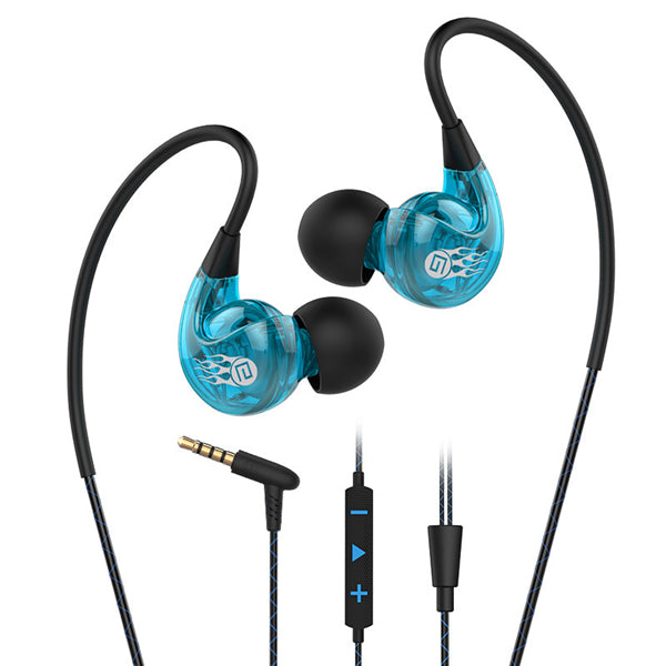 Langsdom SP80A In-ear Sport Sweatproof High Definition Wired Control Earphone With Mic