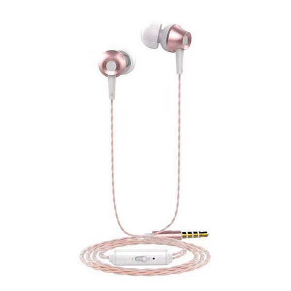 Langsdom M299 Metal 3.5mm Jack In-ear Earphone Headphone with Mic for iPhone Samsung Xiaomi Huawei