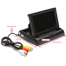 Car Vehicle License Plate Frame Rear Reversing Camera Kit  Night Vision + 4.3" Monitor Kits